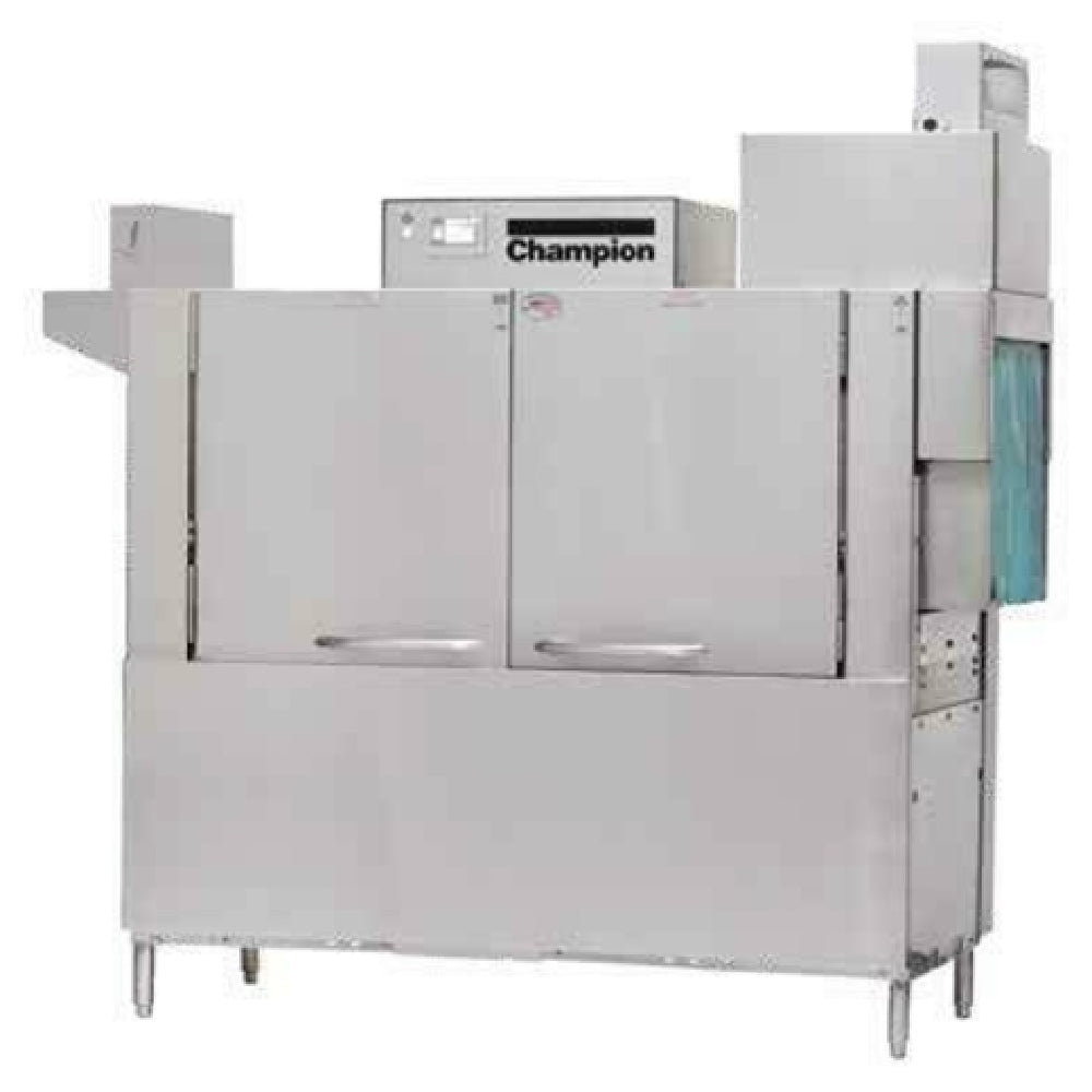 Champion 64 PRO_208/60/3 Pro Series 64”W Two-tank Rack Conveyor Dishwasher Proportional Rinse