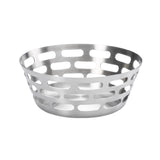 Service Ideas SB-75 Service Ideas Mod18 Bread Basket 9"W X 3.5"D Brushed Stainless