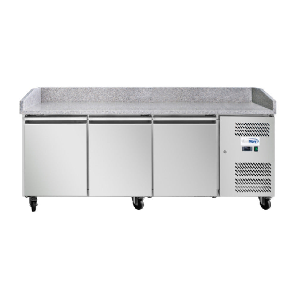 Koolmore KM-RPPS-3D79-GRT - Pizza Prep Refrigerator, 79.3"W, 20 Cu. Ft. Capacity