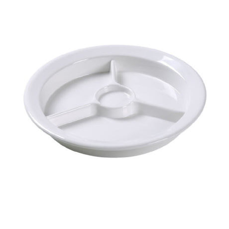 Yanco NC-511I Nu-Classic Compartment Plate 9" Dia. 3-compartments