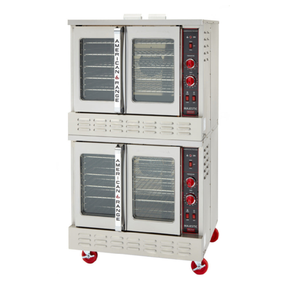 American Range MSD-2HE_NAT - Majestic Convection Oven HE, Gas, Double-deck