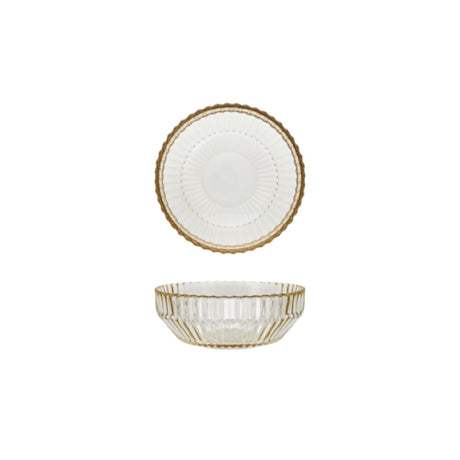 Fortessa ARCHIE.GG.07 Archie Ginger Gold Cereal Bowl Glass 22.8 Oz. Dishwasher Safe (4 Each Per Case)