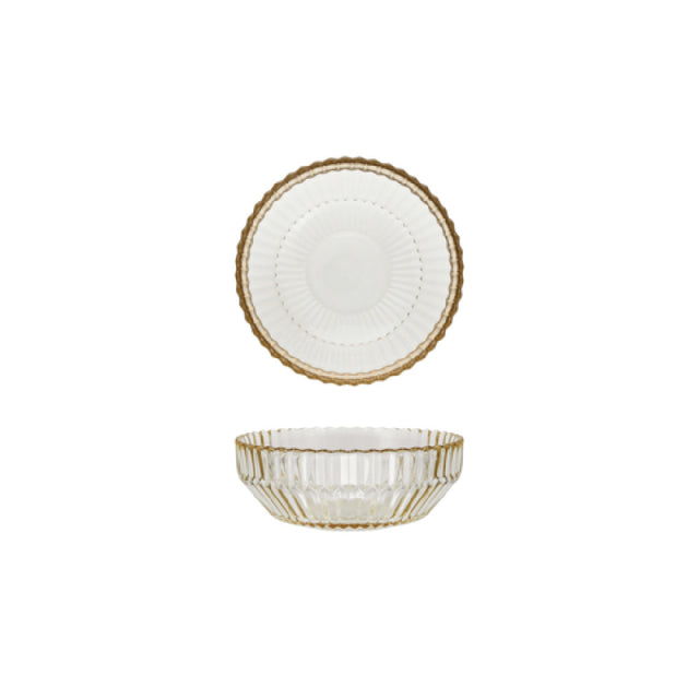 Fortessa ARCHIE.GG.07 Archie Ginger Gold Cereal Bowl Glass 22.8 Oz. Dishwasher Safe (4 Each Per Case)
