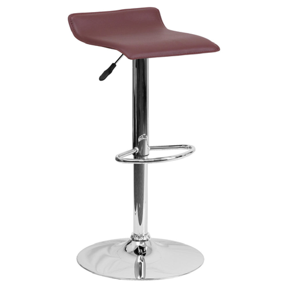 Flash Furniture DS-801-CONT-BURG-GG Swivel Bar Stool Adjustable Height Contemporary Style