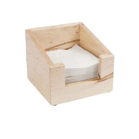 Cal Mil 3309-71 Blonde Napkin Holder 6-1/4" X 6-1/4" X 5-1/2"H Made Of Maple