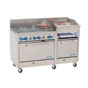 Comstock-Castle F3226-2RB-24B Range Gas 60" Wide