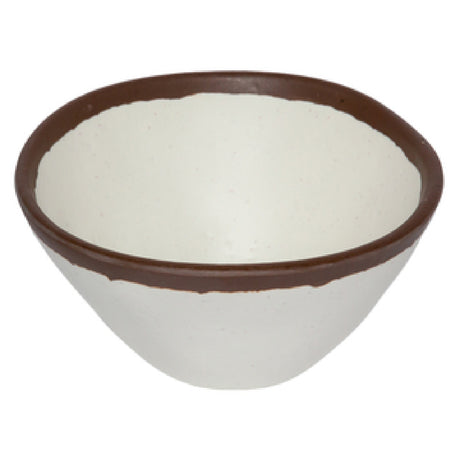 GET Enterprises B-81-CRM Pottery Market™ Side Salad/Soup/Side Dish/Bouillon Bowl 8 Oz. (12 Oz. Rim-full)