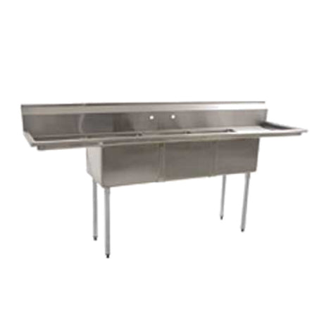 Eagle BPS-1854-3-18-FE (IMPORTED) BlendPort® BPFE Series Economy Sink 18" X 18" Three Compartments