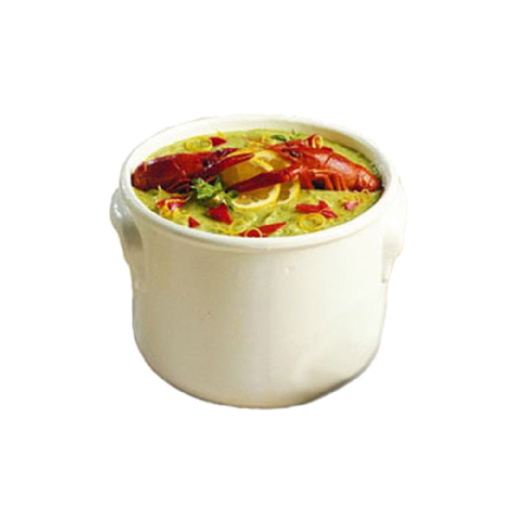 Bon Chef 3032PWHT Soup Crock 4 Qt. 8" X 6"