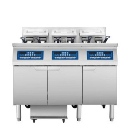 Atosa USA, Inc. AEFF-50-3T - Triple Vat Electric Fryer, Left & Middle Full Vat/right Split Vat