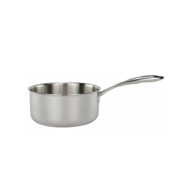 Tuxton WTSH-1281 TUXCLAD Sauce Pan 4 Qt. (8.6875" X 8.6875" X 4.0625"H O.A.)