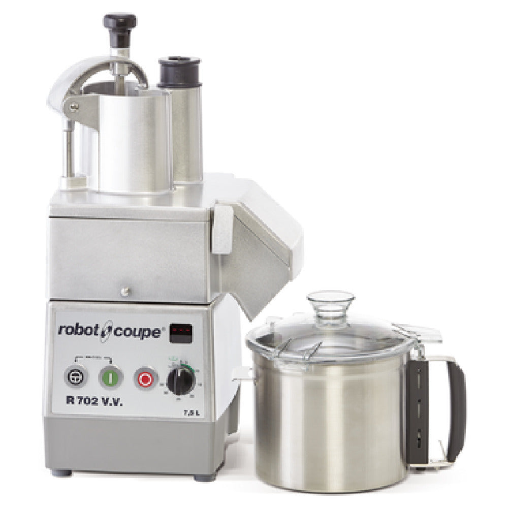 Robot Coupe R702VV Combination Food Processor 7.5 Liter Stainless Steel Bowl With Handle