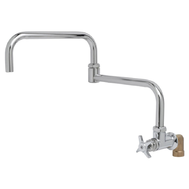 T&S Brass BF-0299-18DJ Big-Flo Faucet Wall Mount 18" Swivel Double Joint Nozzle