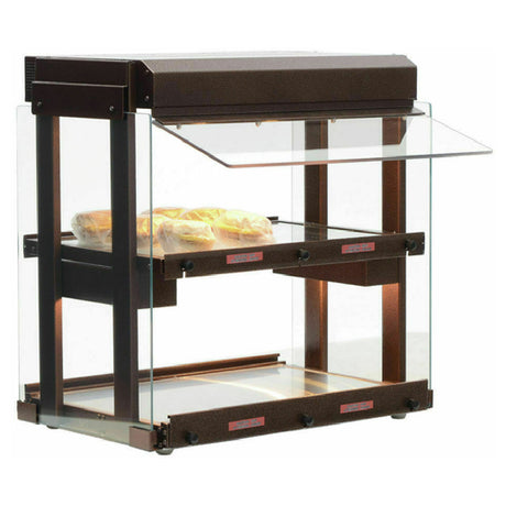 Hubert 95367 - Glo-Ray® Mini Heated Merchandiser, Countertop, 22-29/32" X 21-29/32" X 23-1/2"H