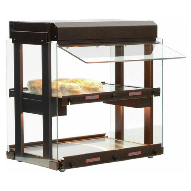 Hubert 95367 - Glo-Ray® Mini Heated Merchandiser, Countertop, 22-29/32" X 21-29/32" X 23-1/2"H