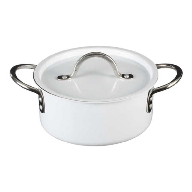 Bon Chef 73300-OM-W Country French X Ombre Sauce Pot 2 Qt 9 Oz 7-3/4 DIA X 3-1/2H