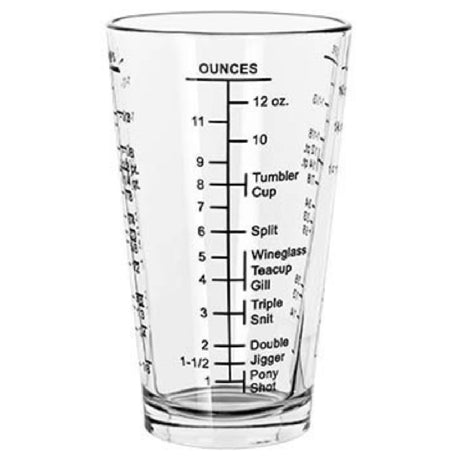 Libbey 1639/1918M Measuring/Mixing Glass 16 Oz. (473 Ml) Stackable