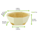 PacknWood 210NBAKERD7 - Baking Mold, 3.05" X 1.25"H, Round