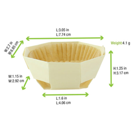 PacknWood 210NBAKERD7 - Baking Mold, 3.05" X 1.25"H, Round