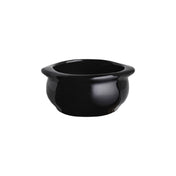 Steelite DCI12ABK Onion Soup Crock 7 Oz. 4" Dia. (4-1/2" With Handle) X 2"H