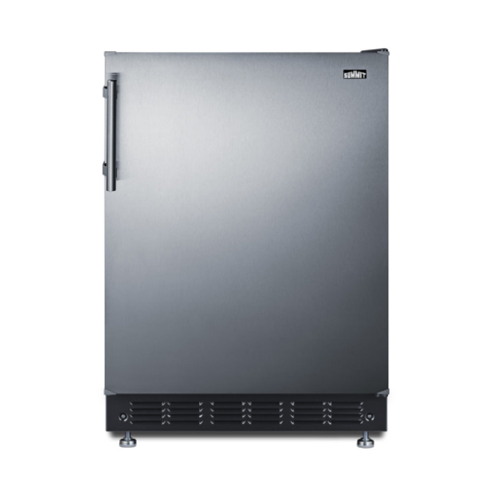 Summit FF6BK2SSRS - All-Refrigerator, 24" Wide, 5.5 Cu.ft