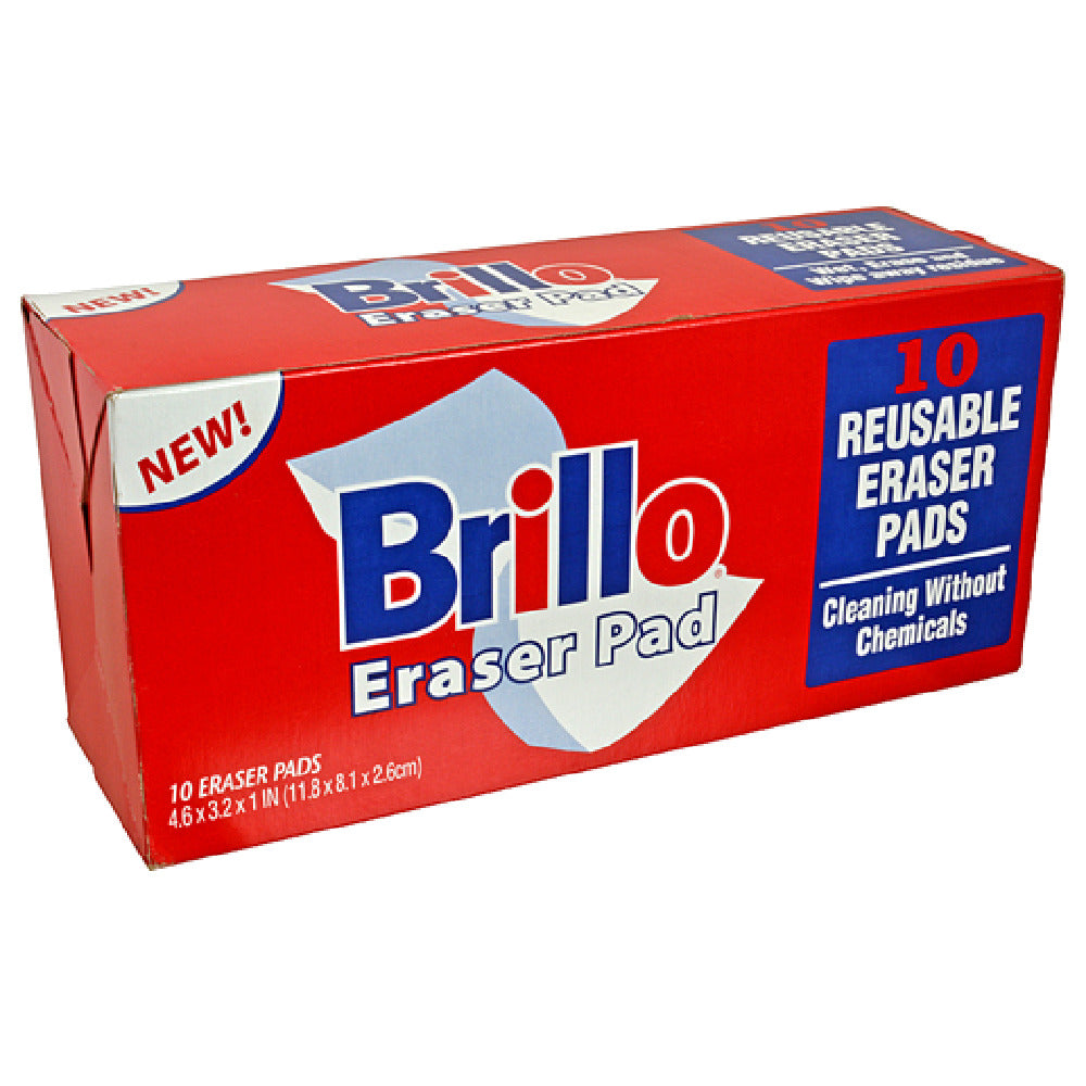 Franklin Machine Products 159-1199 Brillo Eraser Pad Reusable (box Of 10)