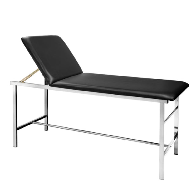 Alpine Industries ADI996-01-BLK Medical Exam Table Adjustable Height Power Coated Steel Frame