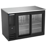 Beverage Air BB48HC-1-GS-B - Refrigerated Back Bar Storage Cabinet, Two-section, 48"W
