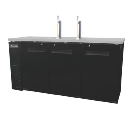 Migali Industries C-DD72-3-HC Competitor Series® Direct Draw Beer Cooler Three-section 72.8" W