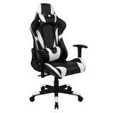 Flash Furniture CH-187230-1-BK-GG X20 Gaming Chair 280 Lb. Weight Capacity LeatherSoft Upholstery