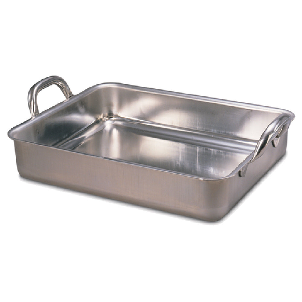 JB Prince S250 S Matfer Roast Pan 16"L X 12"W X 3"D 9.5 Quarts Capacity