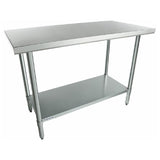 Empura Stainless WT2448 Empura STANDARD DUTY Work Table 24" X 48" No Backsplash