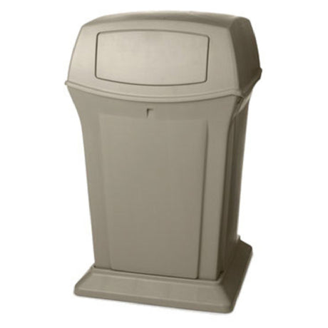 Rubbermaid FG917188BEIG - Ranger® Container, 45 Gallon, Dome Top