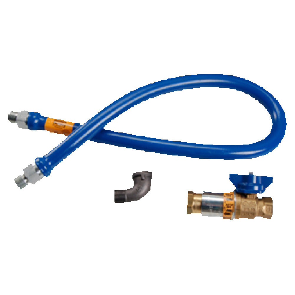 Franklin Machine Products 157-1108 Dormont® Gas Connector Kit 48"L X 3/4" Fittings Includes Heavy Duty Gas Hose