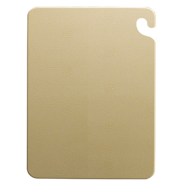 San Jamar CB152012BR Cut-N-Carry® Cutting Board 15" X 20" X 1/2" Food Safety Hook