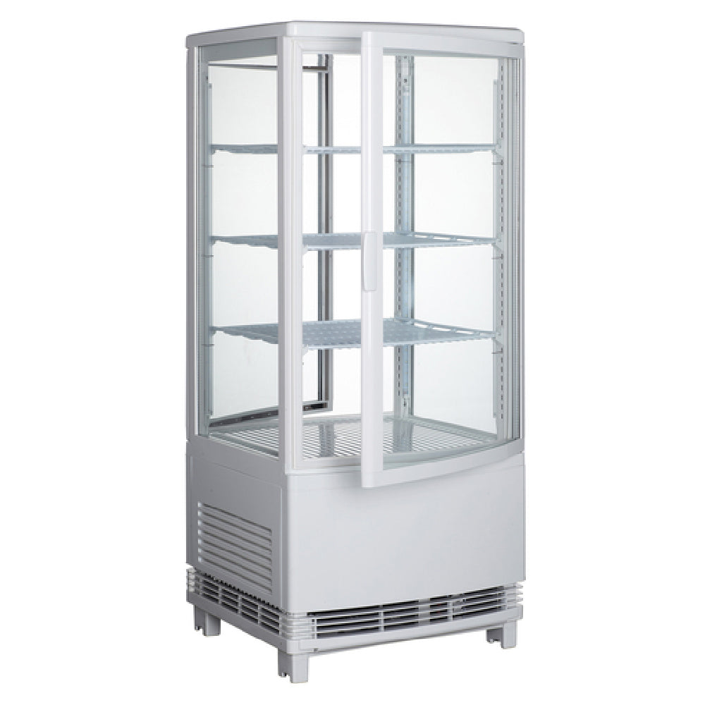 Winco CRD-1 Refrigerated Beverage Display Countertop 4-tier