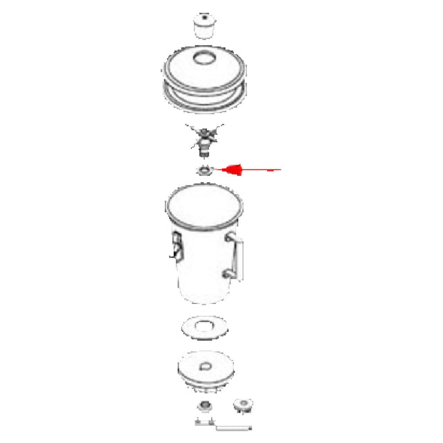 Franklin Machine Products 176-1142 Gasket 1-1/2" OD 1-1/8" ID