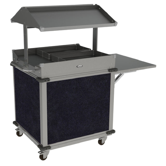 Cadco CBC-GG-B2-L4 MobileServ® Standard Grab & Go Merchandising Cart 2-sided Grab & Go Shelf On Top