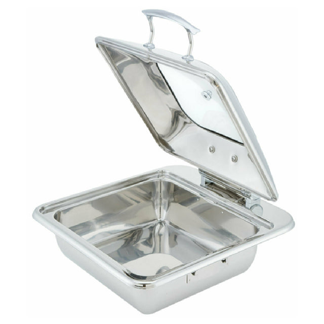 Steelite WLWI55UGT Chafer Body 6 Quart With Glass Top Lid