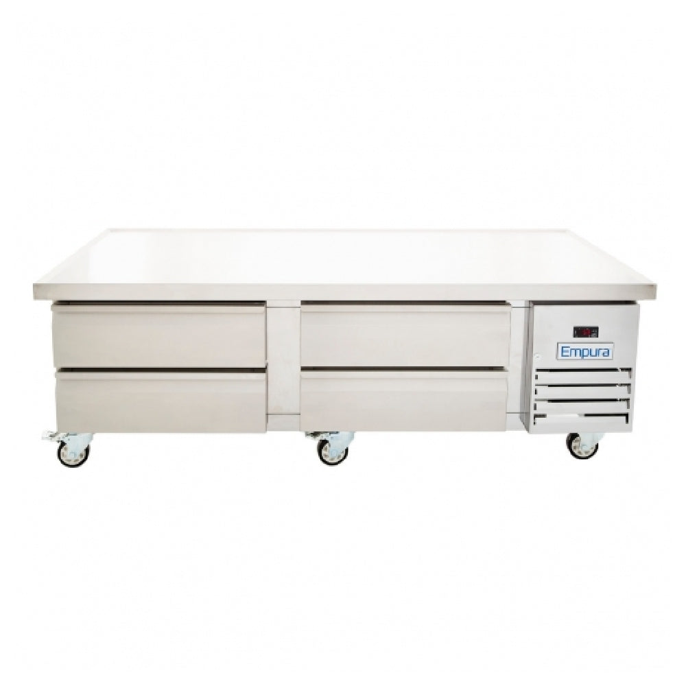 Empura Refrigeration E-KCBR72 4 Drawer Self-Contained Refrigerated Chef Base 74" W Stainless Steel Exterior And Interior