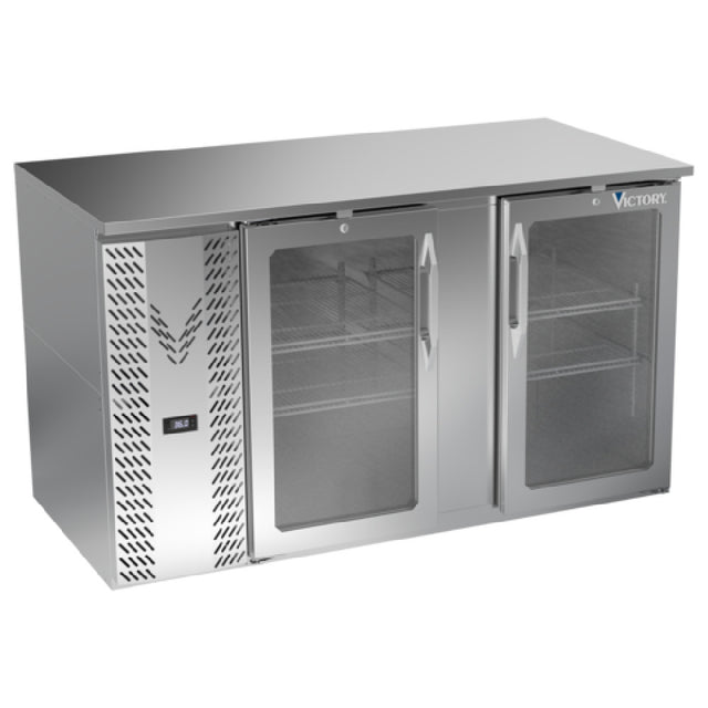 Victory VBB58HC-FG-S - Back Bar Refrigerator, Food Rated, Two-section