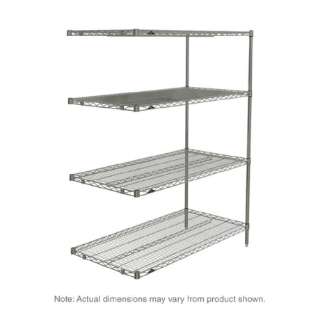 Metro AN436C Super Erecta® Add-On Shelving Unit 36"W X 21"D X 63"H (4) Wire Shelves