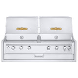 Crown Verity IBI482RD-FLT Infinite Series 48" Built-In Outdoor Charbroiler Grill (6) 14750 BTUH Stainless Steel Burners