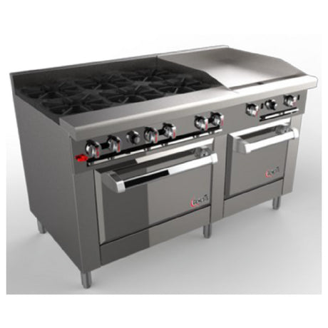 Venancio G602ST-36B24G_LP Genesis Series Restaurant Range Gas 60"W