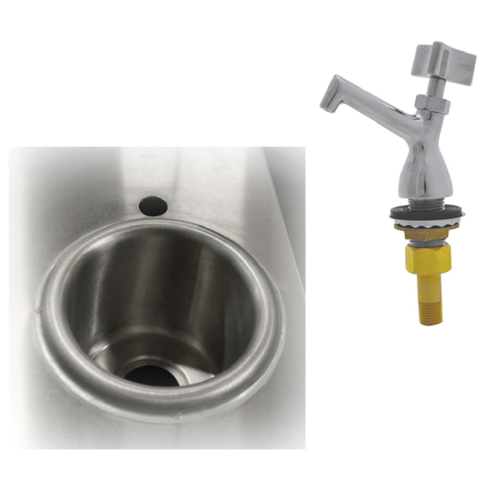 BK Resources EM-16A Dipper Well & Faucet Add A Dipper Well (BK-DWBA) With Faucet (BKF-DWF-G)