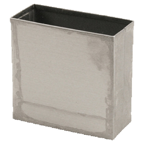 Franklin Machine Products 141-1071 Base Shoe For 5" Wide X 1-1/4" Thick Partitions Stainless Steel