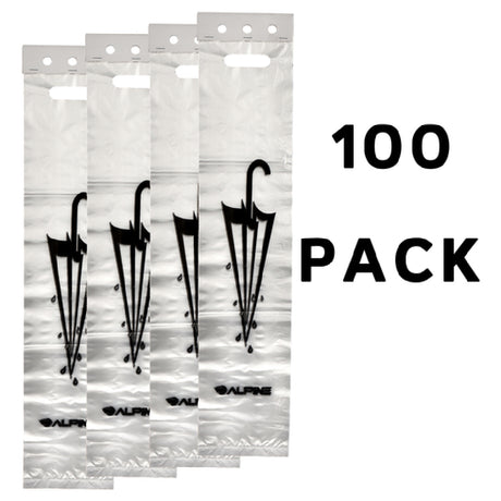 Alpine Industries ALP489-100 Wet Umbrella Bags 100 Pack Easy Carry Handles