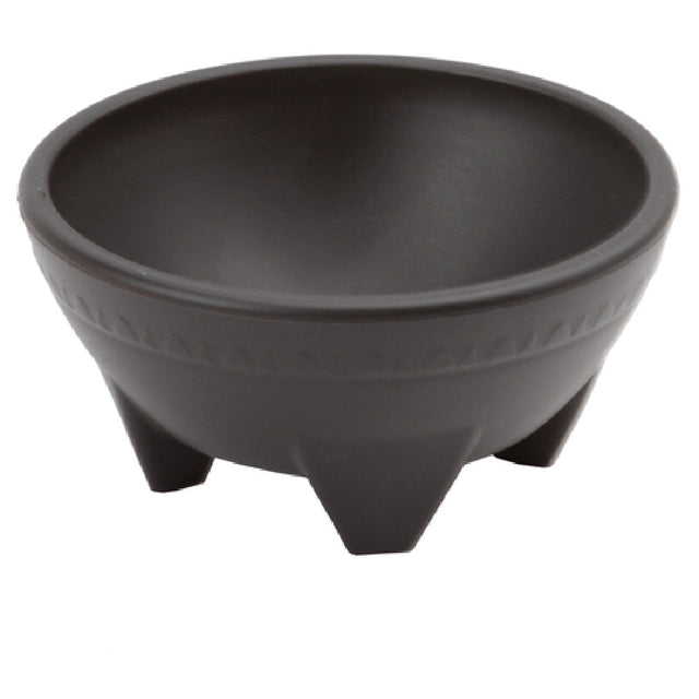 Royal Industries SALSA BWL BLK Salsa Bowl 5 Oz. Polypropylene