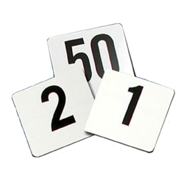 Thunder Group PLTN4100 Table Number Cards 4" X 4" Numbers 1-100