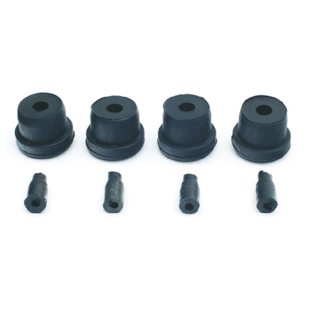 Hubert 25053 - Kratos Plastic Chair Glides, For Outdoor Steel Chairs (pack Of 4)